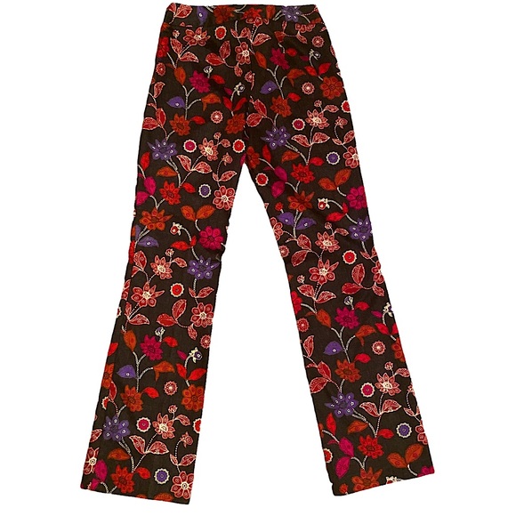 VINTAGE Y2K SIGRID OLSEN SPORT FLORAL PANTS - Picture 2 of 10